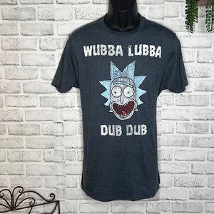 Rick & Morty [adult swim] Wubba Lubba Dub Dub Tshirt Shirt Size Medium